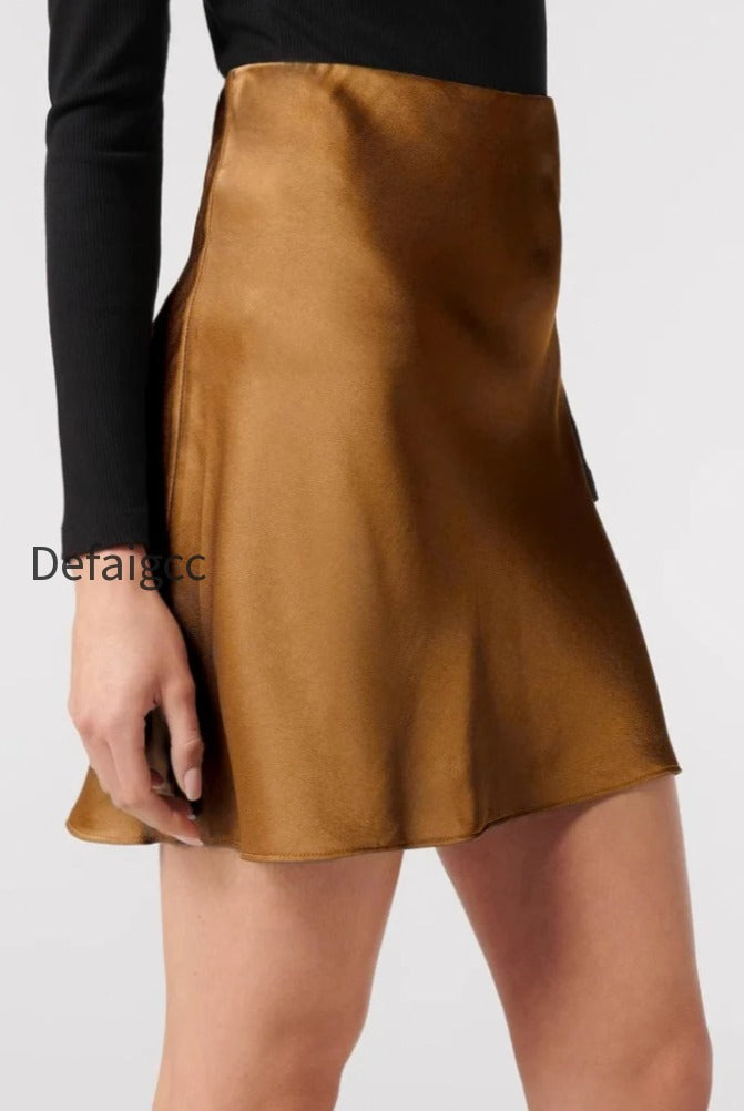 satin-high-waist-mini-skirt