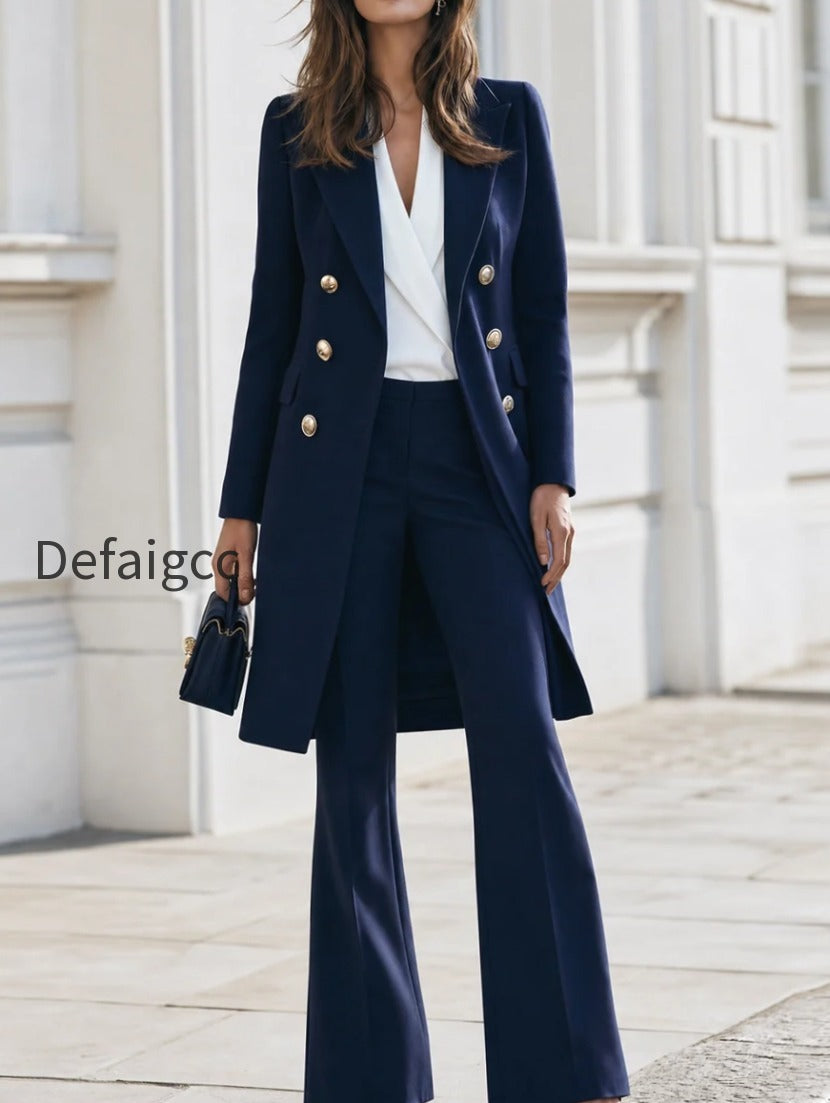 double-breasted-long-blazer-coat-flared-trousers-co-ord-set