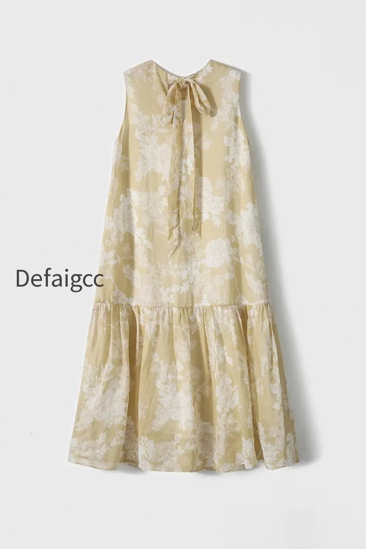 ramie-floral-tiered-sleeveless-trapeze-midi-dress