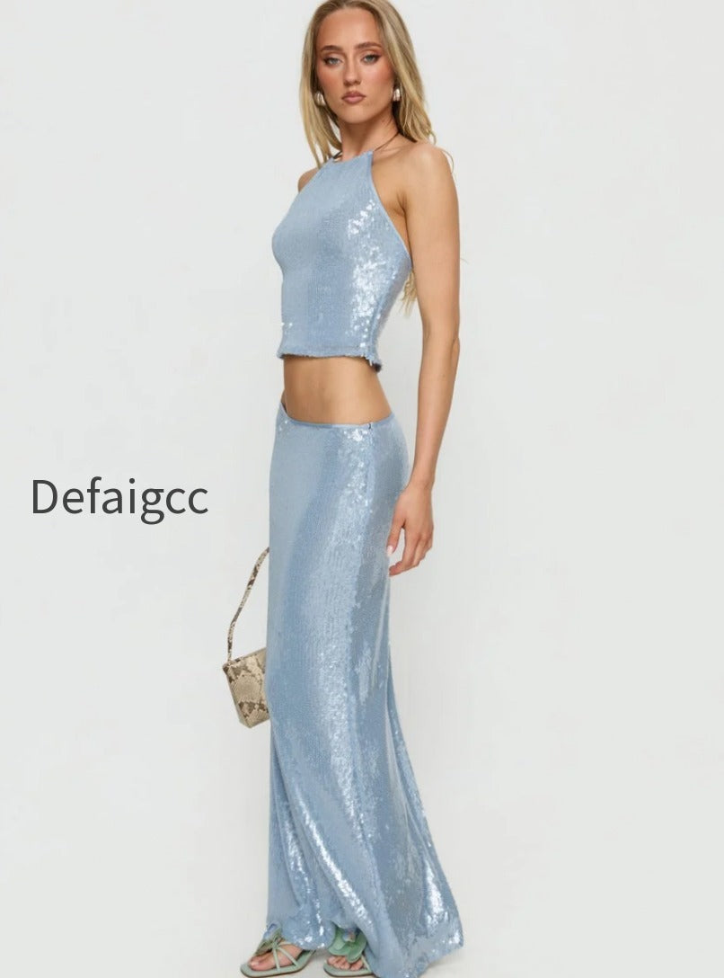 emalia-sheer-sequin-maxi-skirt-blue