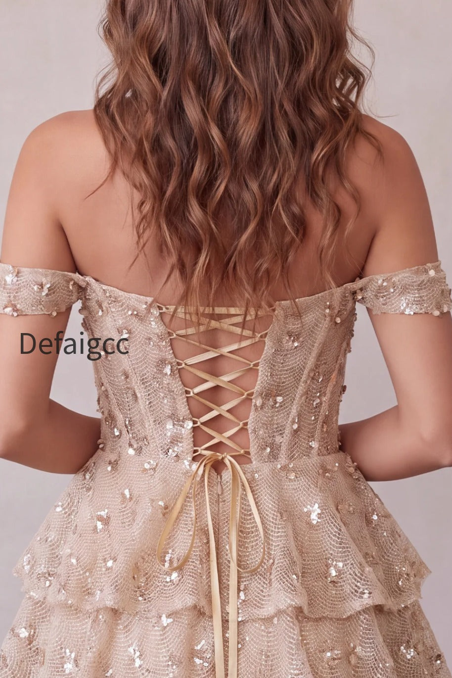 sparkly-champagne-sequin-ruffled-a-line-short-corset-homecoming-dress