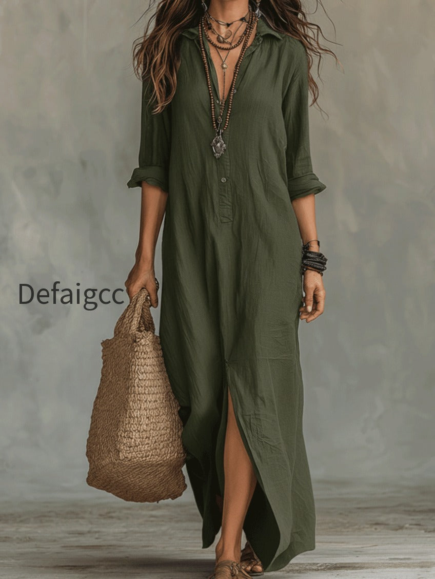 black-button-front-bohemian-shirt-maxi-dress-qwvg