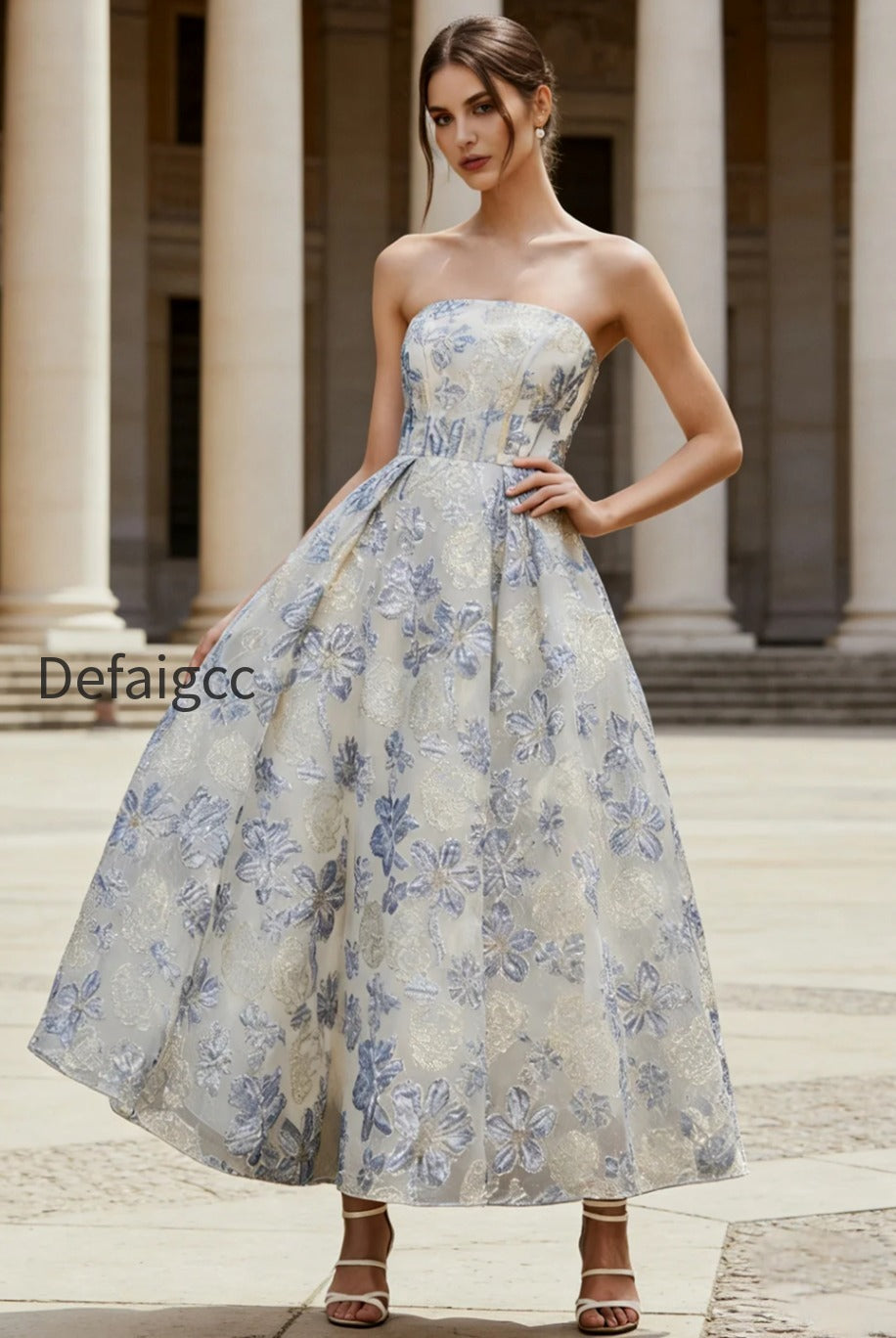 floral-dusty-blue-a-line-jacquard-long-corset-wedding-guest-dress