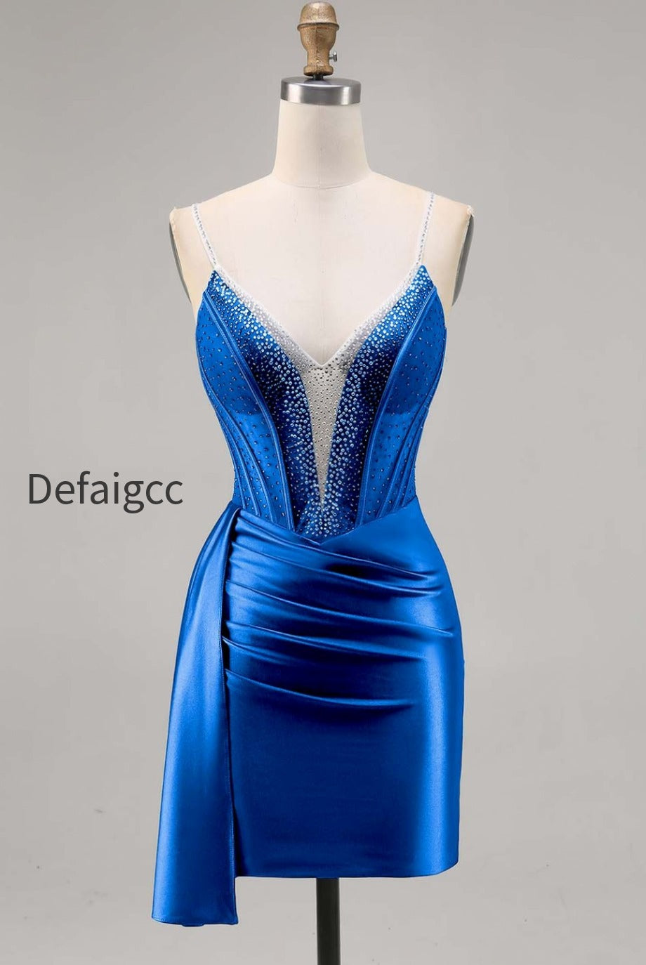 sparkly-navy-corset-tight-satin-short-homecoming-dress-with-beading