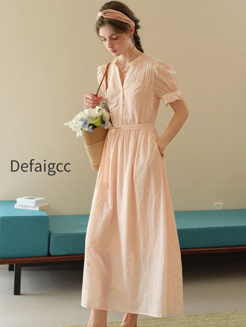 aitana-rose-embroidered-v-neck-puff-sleeve-lace-cotton-dress-1