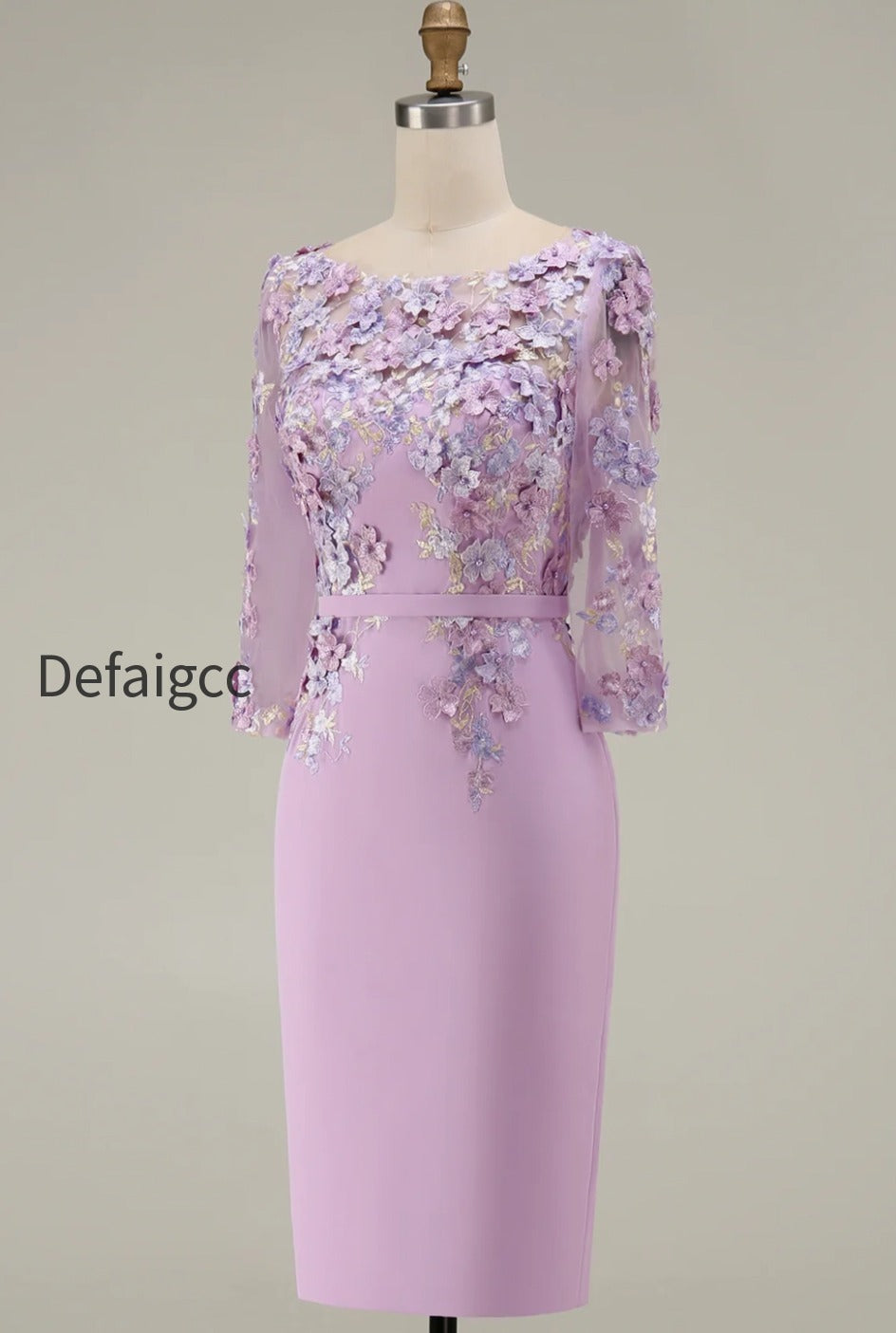 dusty-rose-bodycon-floral-midi-mother-of-the-bride-dress-with-sleeves