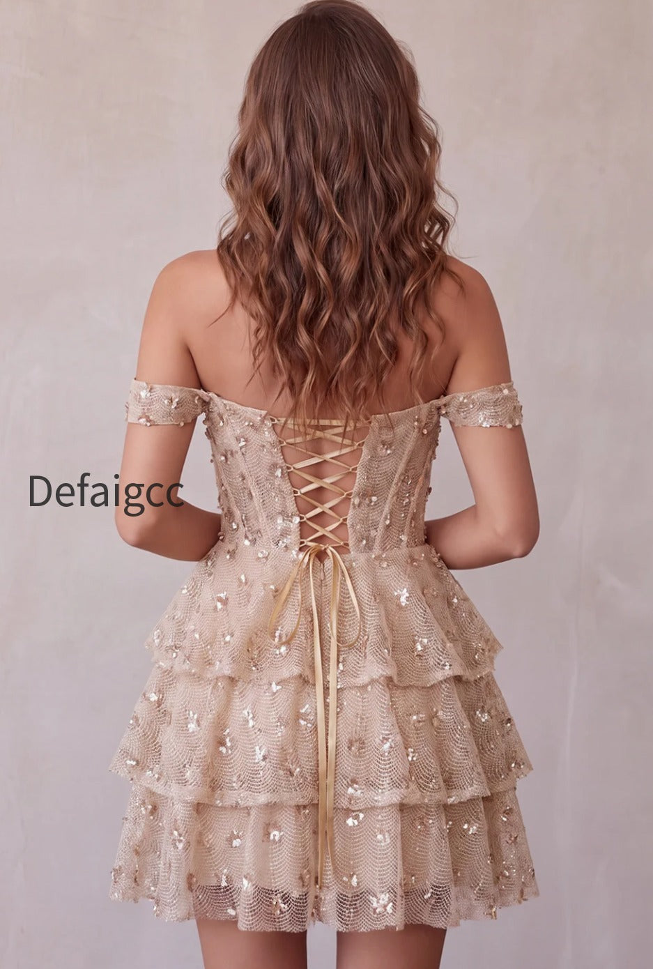 sparkly-champagne-sequin-ruffled-a-line-short-corset-homecoming-dress