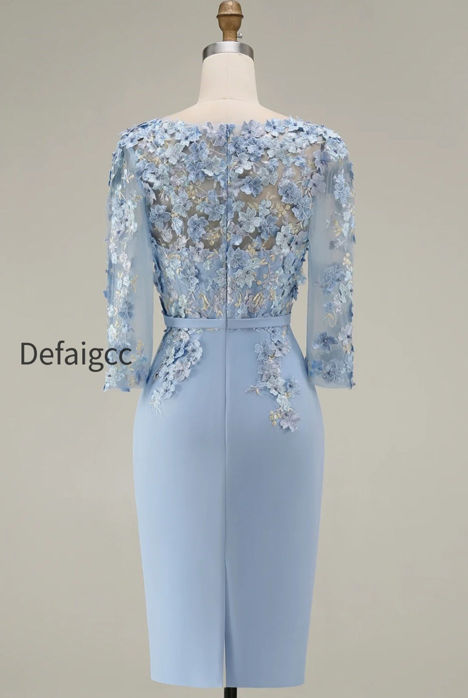 dusty-rose-bodycon-floral-midi-mother-of-the-bride-dress-with-sleeves