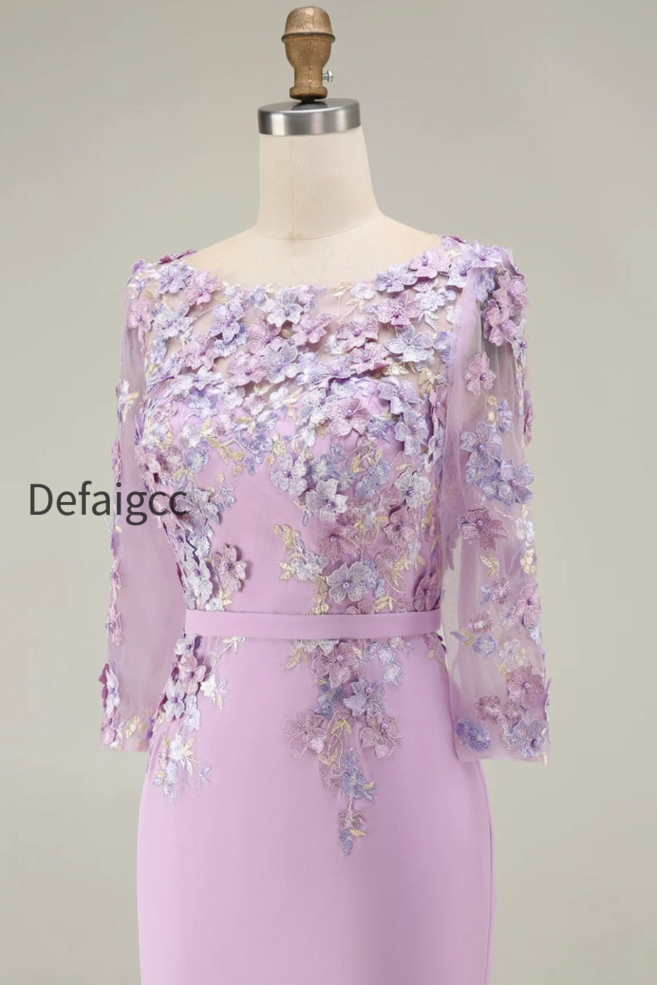 dusty-rose-bodycon-floral-midi-mother-of-the-bride-dress-with-sleeves