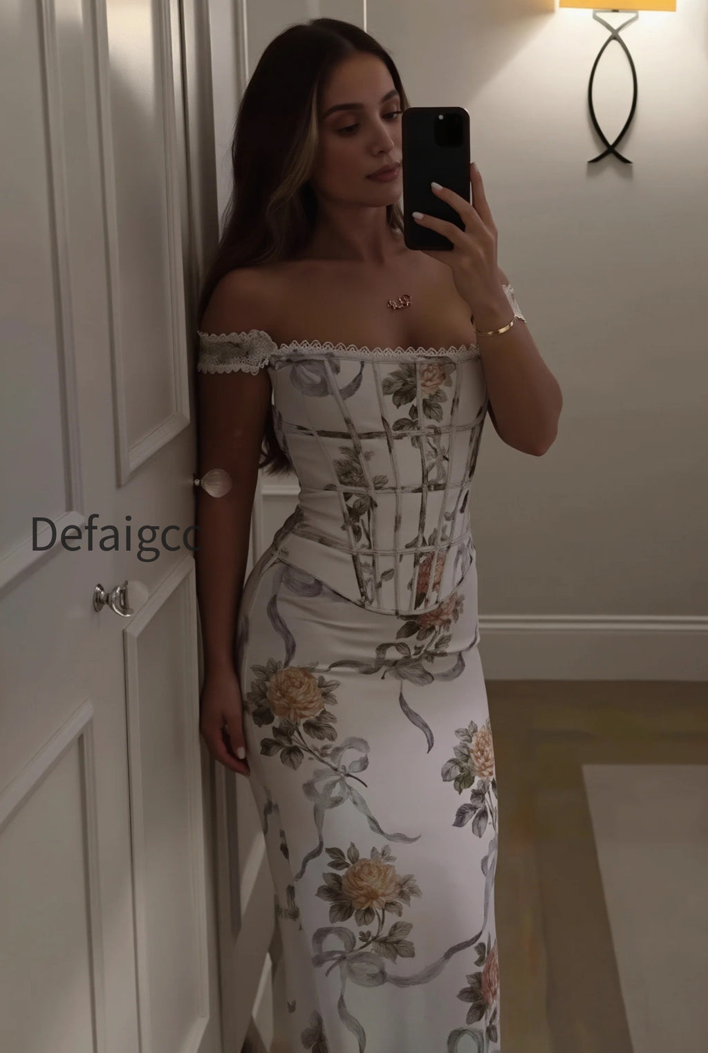 floral-printed-bandeau-bodycon-midi-dress