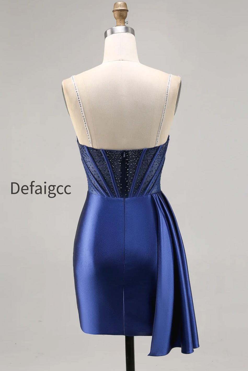 sparkly-navy-corset-tight-satin-short-homecoming-dress-with-beading