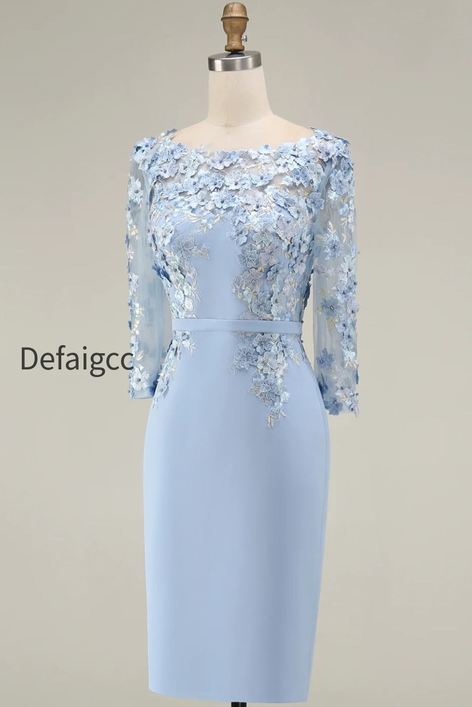 dusty-rose-bodycon-floral-midi-mother-of-the-bride-dress-with-sleeves