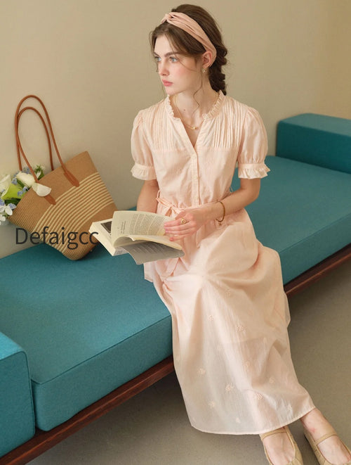aitana-rose-embroidered-v-neck-puff-sleeve-lace-cotton-dress-1