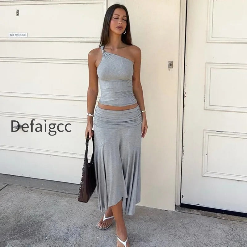 fold-over-one-shoulder-maxi-knit-set