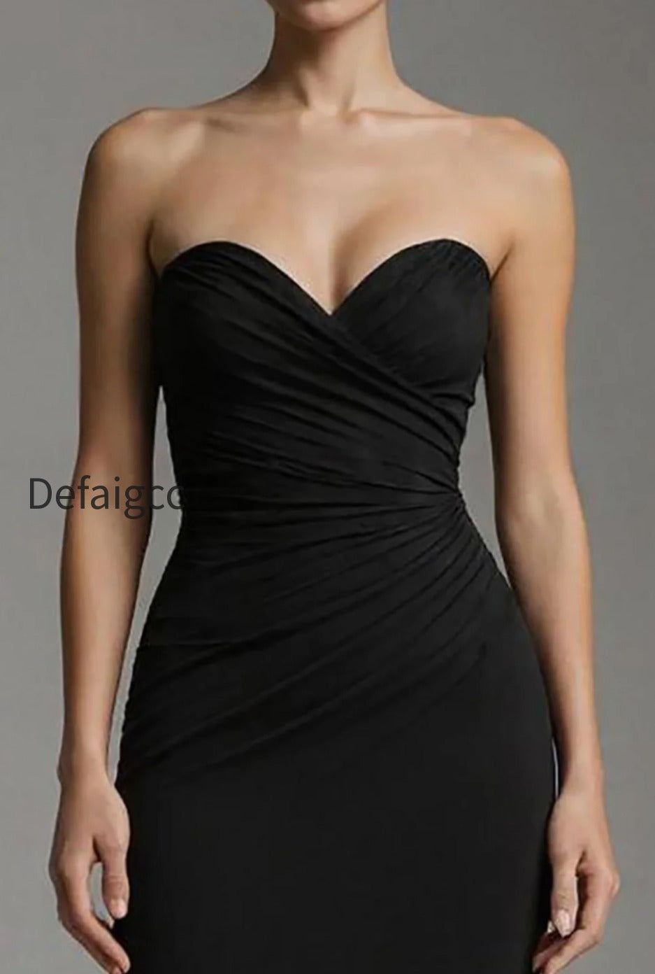 black-sweetheart-ruched-mermaid-ruffled-long-formal-dress