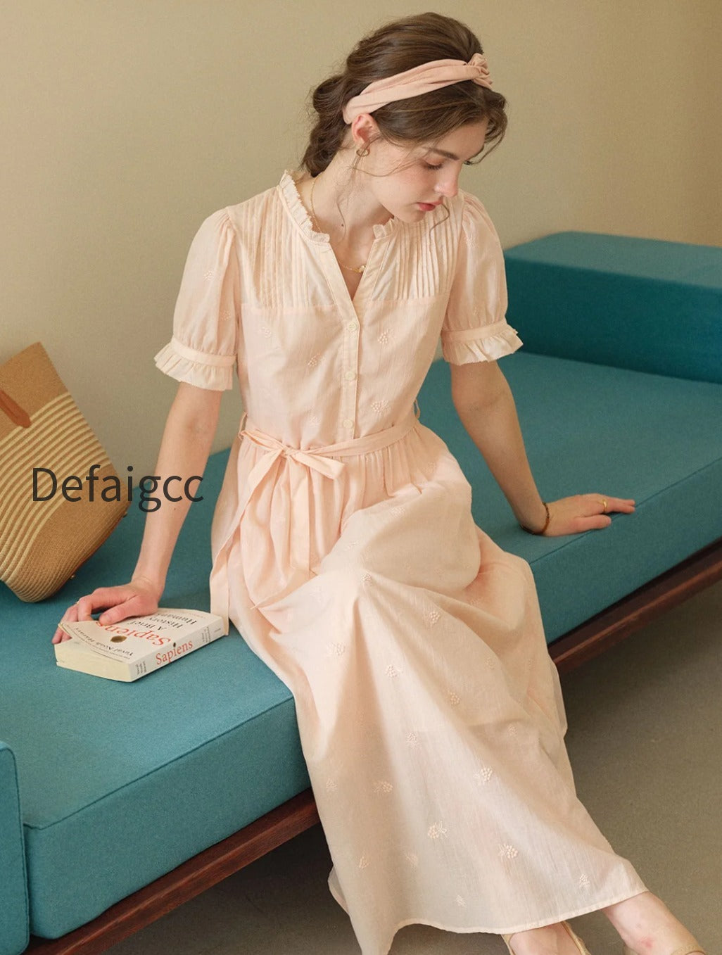 aitana-rose-embroidered-v-neck-puff-sleeve-lace-cotton-dress-1
