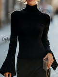 high-neck-bell-sleeve-ribbed-knit-sweater