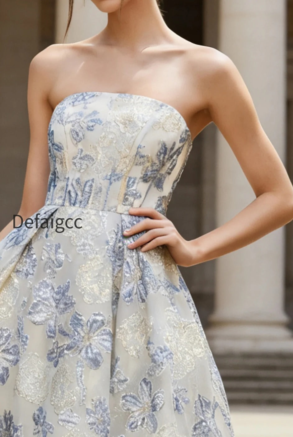 floral-dusty-blue-a-line-jacquard-long-corset-wedding-guest-dress