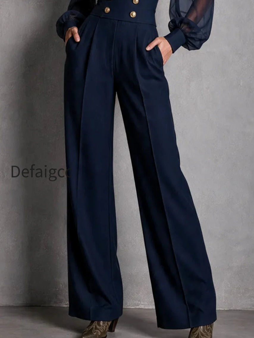 elegant-navy-sheer-long-sleeve-high-waist-jumpsuit-with-wide-leg