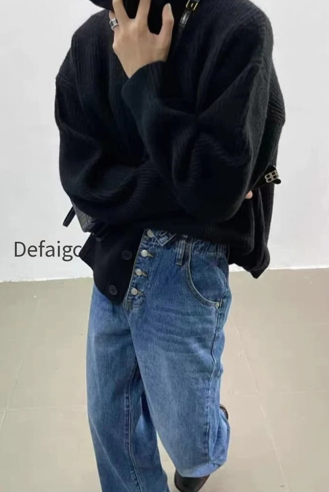 ribbed-single-breasted-cardigan