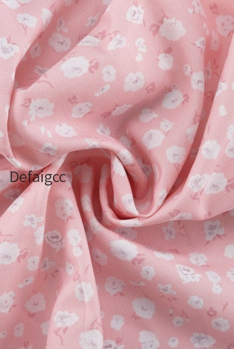 floral-v-neck-tea-length-a-line-mini-dress