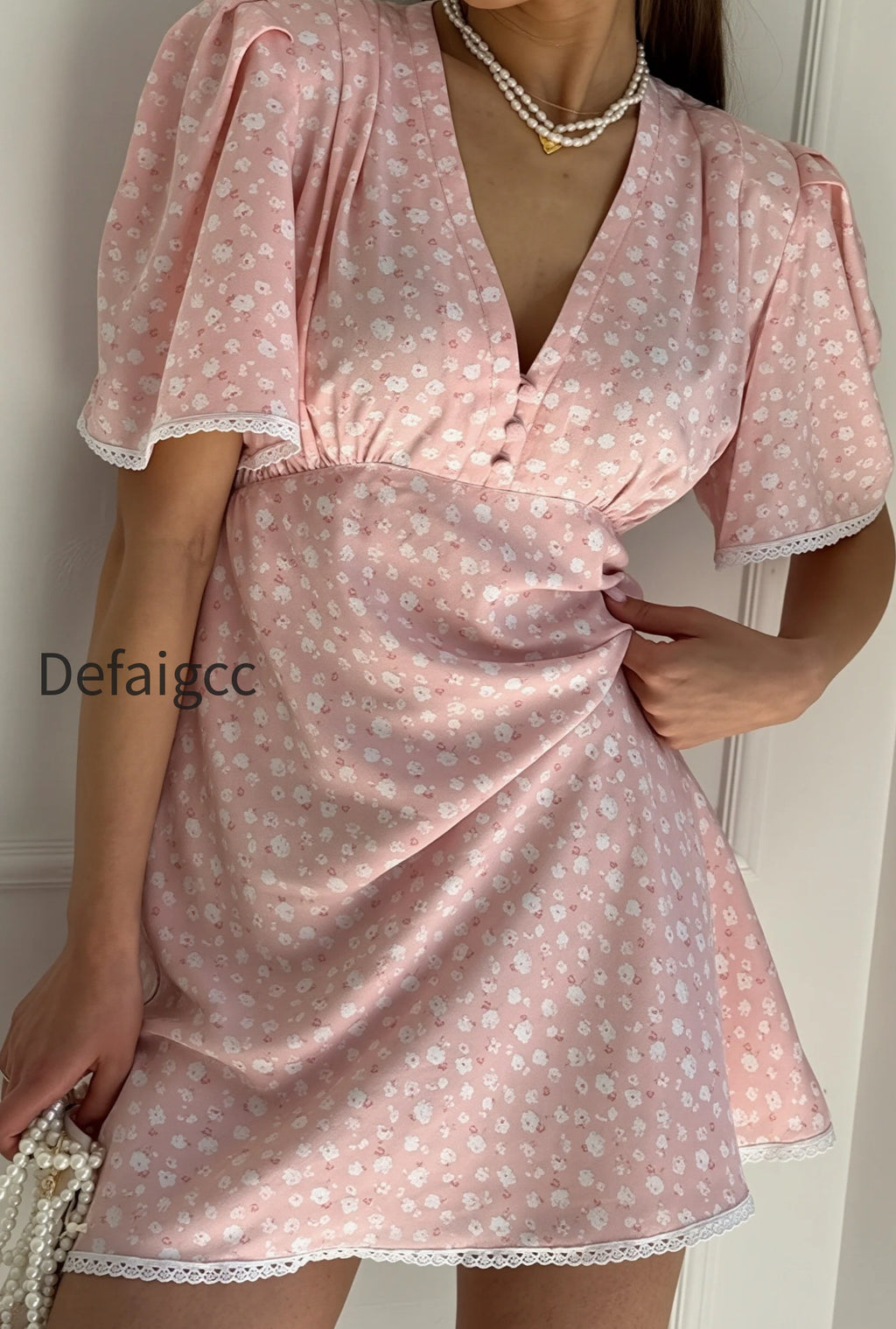 floral-v-neck-tea-length-a-line-mini-dress