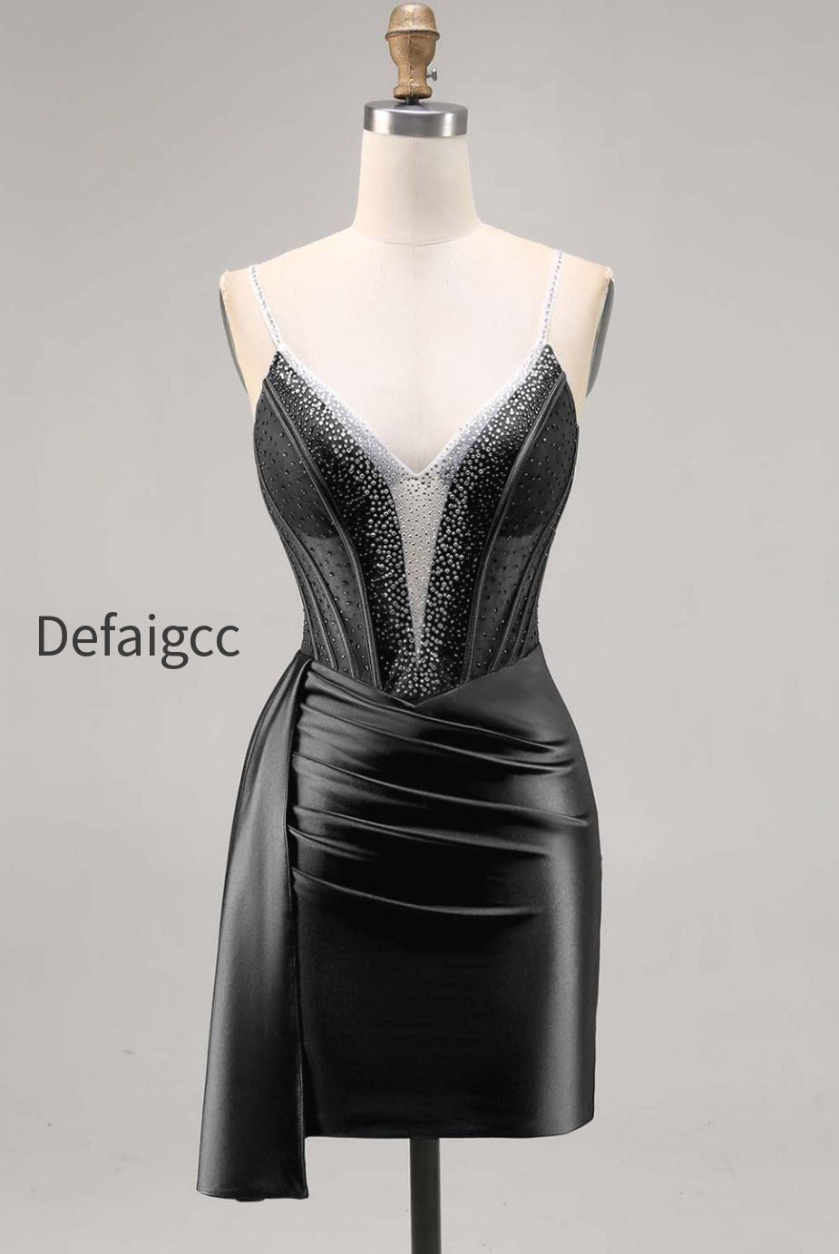 sparkly-navy-corset-tight-satin-short-homecoming-dress-with-beading