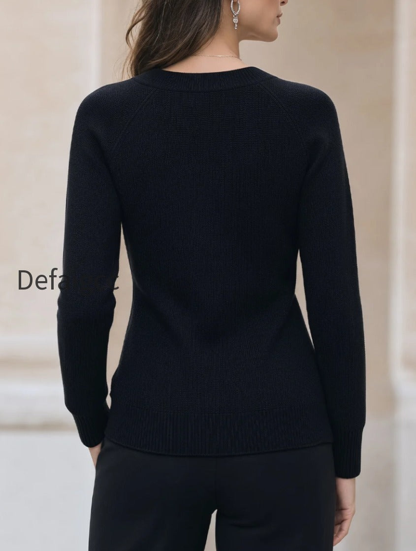 studded-faux-leather-panel-structured-knit-top