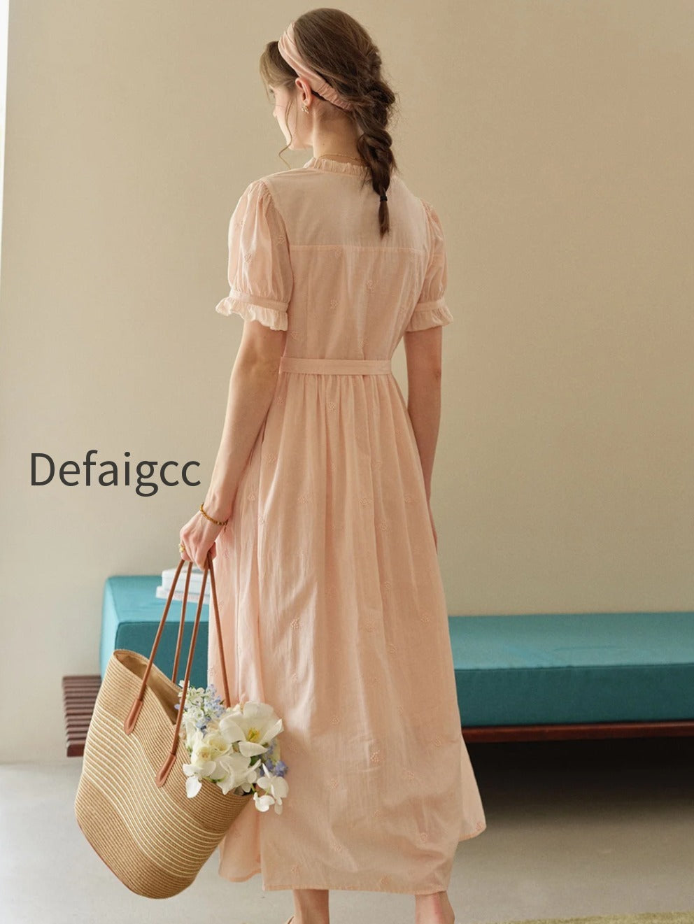 aitana-rose-embroidered-v-neck-puff-sleeve-lace-cotton-dress-1