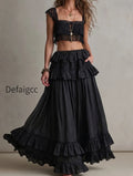women-square-neck-lace-crop-top-tiered-ruffle-high-waist-maxi-skirt-two-piece-set