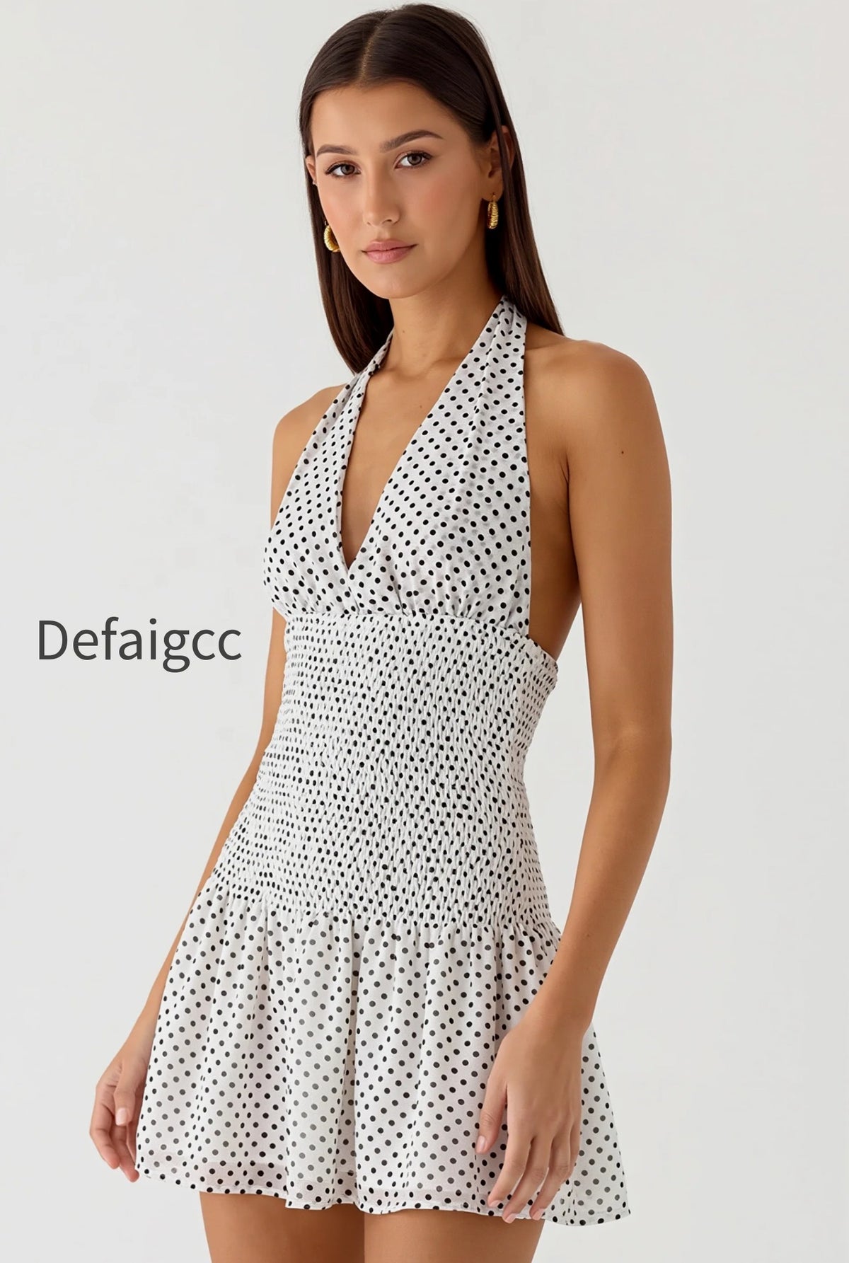 sexy-polka-dot-halter-open-back-lace-up-cinched-mini-dress