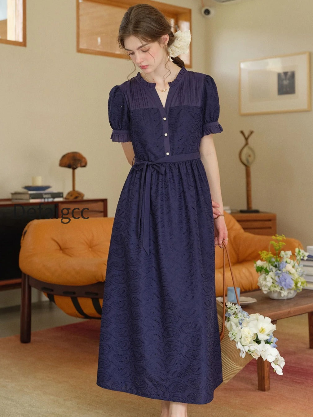 aitana-rose-embroidered-v-neck-puff-sleeve-lace-cotton-dress-1