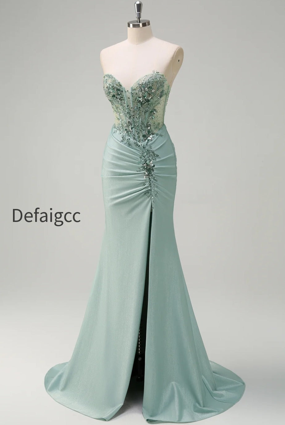 grey-green-mermaid-sequined-sweetheart-long-prom-dress-with-slit-1