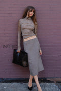 stylish-plaid-slim-neat-two-piece-set