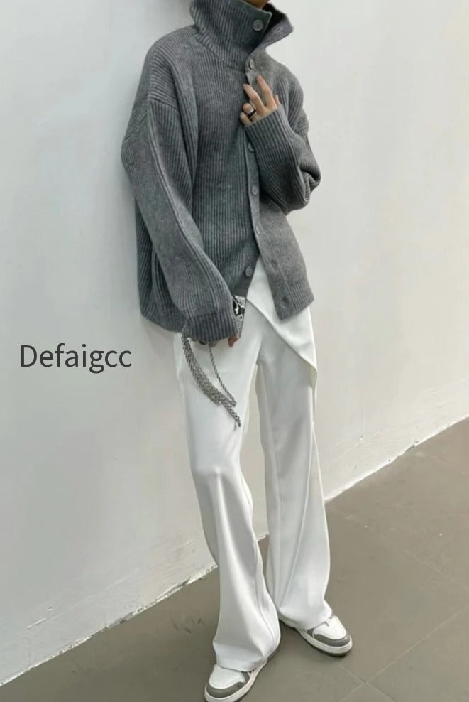 ribbed-single-breasted-cardigan