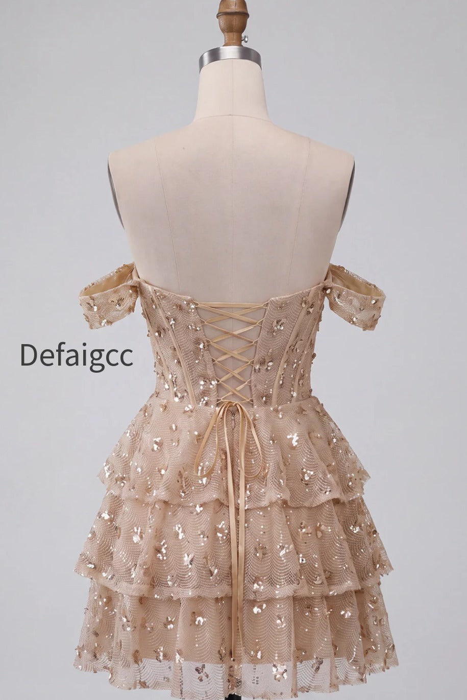 sparkly-champagne-sequin-ruffled-a-line-short-corset-homecoming-dress