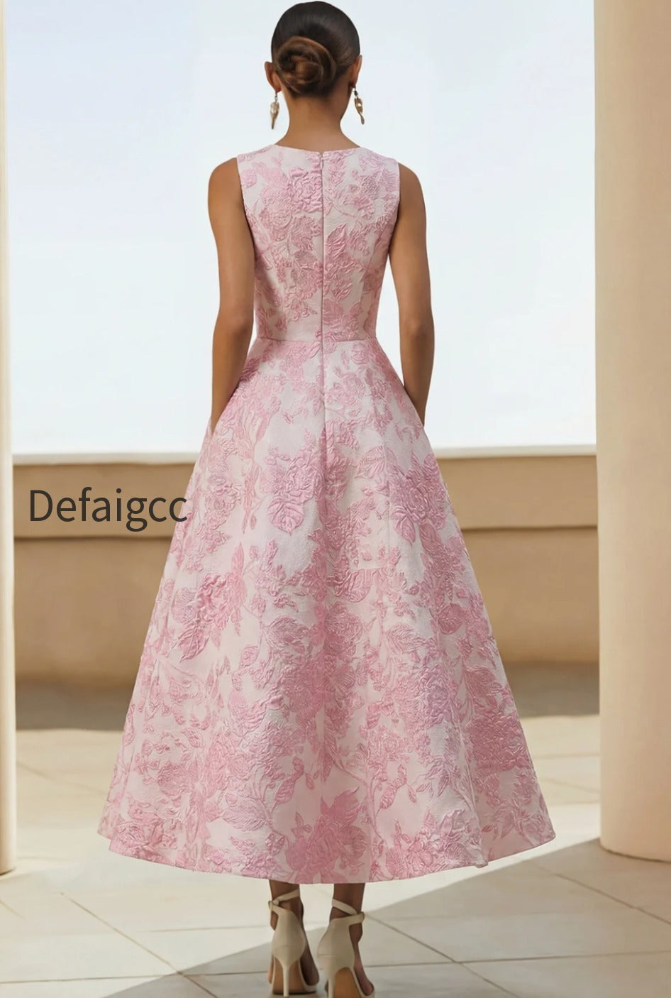 ivory-pink-floral-a-line-maxi-wedding-guest-dress-with-pockets