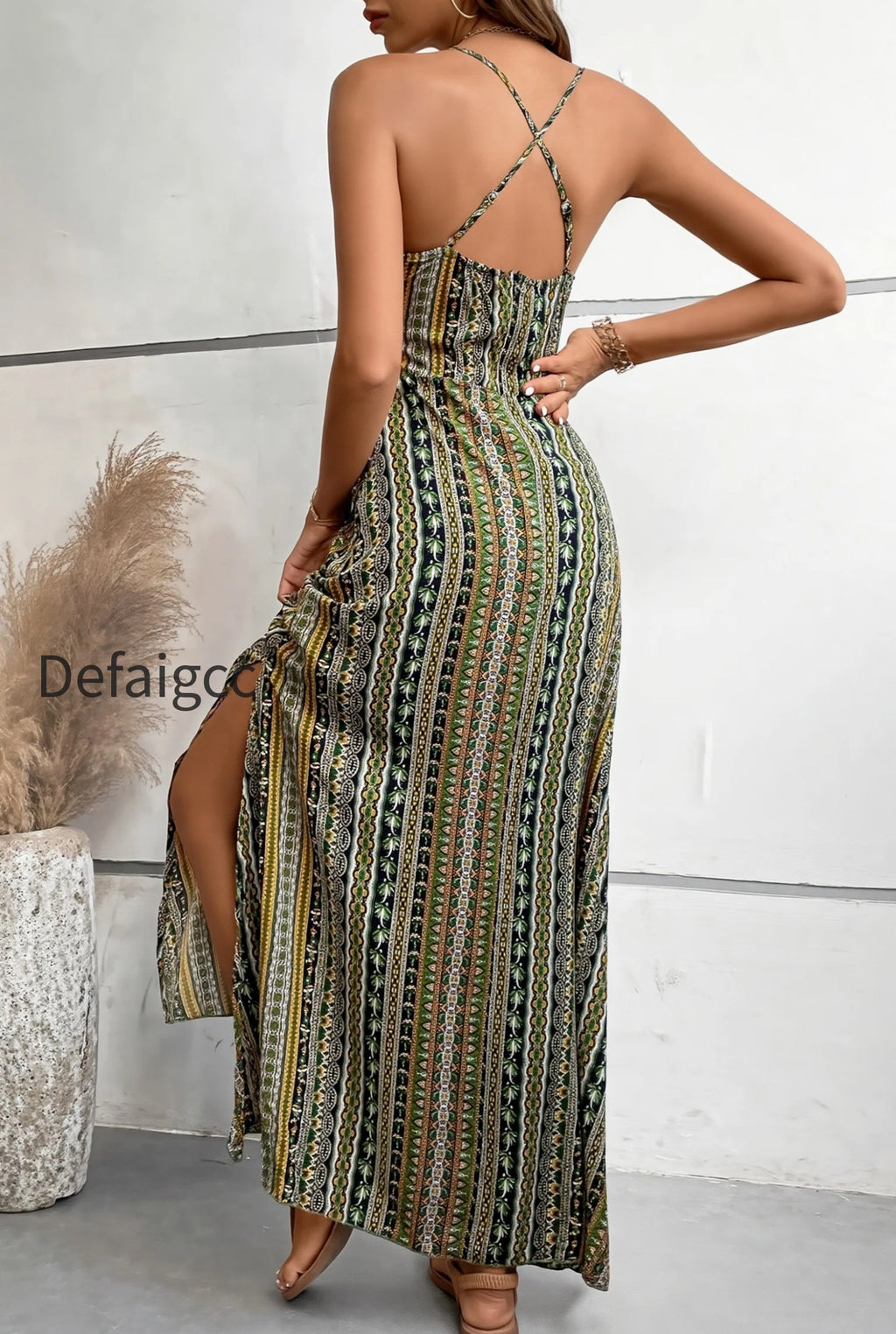 slit-high-waist-floral-cami-boho-dress
