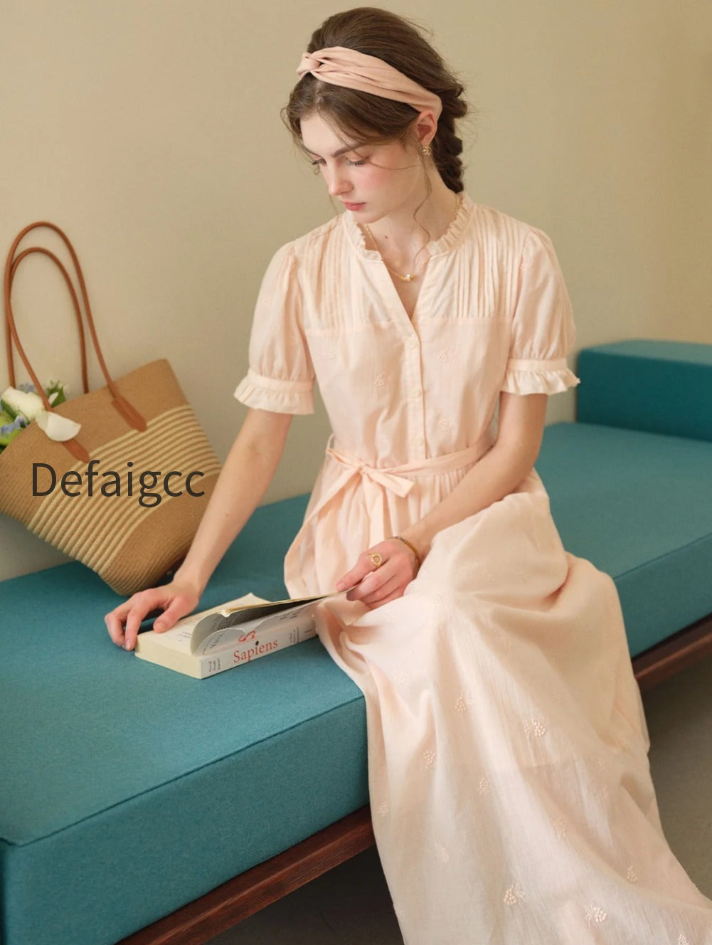 aitana-rose-embroidered-v-neck-puff-sleeve-lace-cotton-dress-1