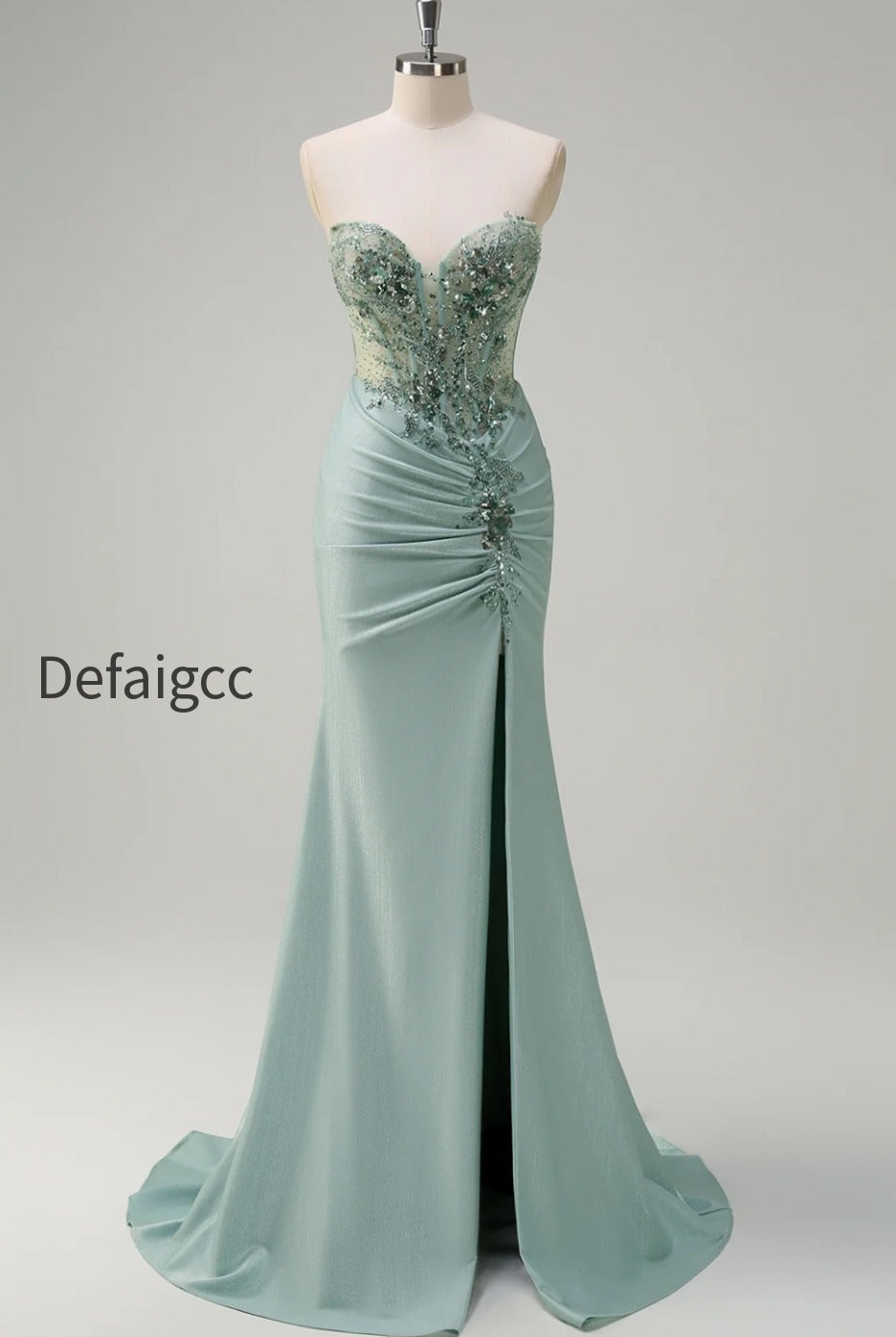 grey-green-mermaid-sequined-sweetheart-long-prom-dress-with-slit-1